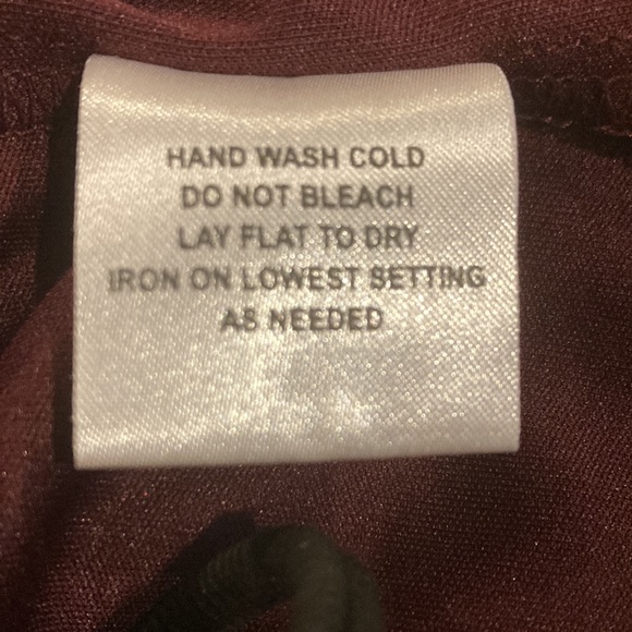 NWOT Worthington Woman Sz 2X Bing Cherry Chemise w/Long Sleeve Satin/Lace Cover - Picture 12 of 12